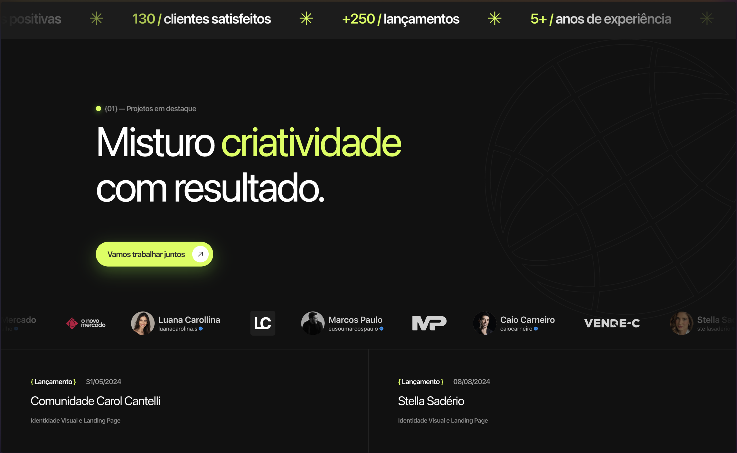 Modelo de site para delivery