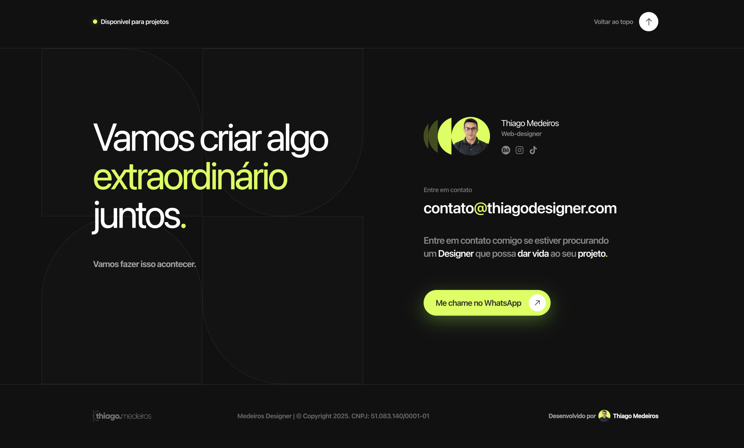 Modelo de site institucional